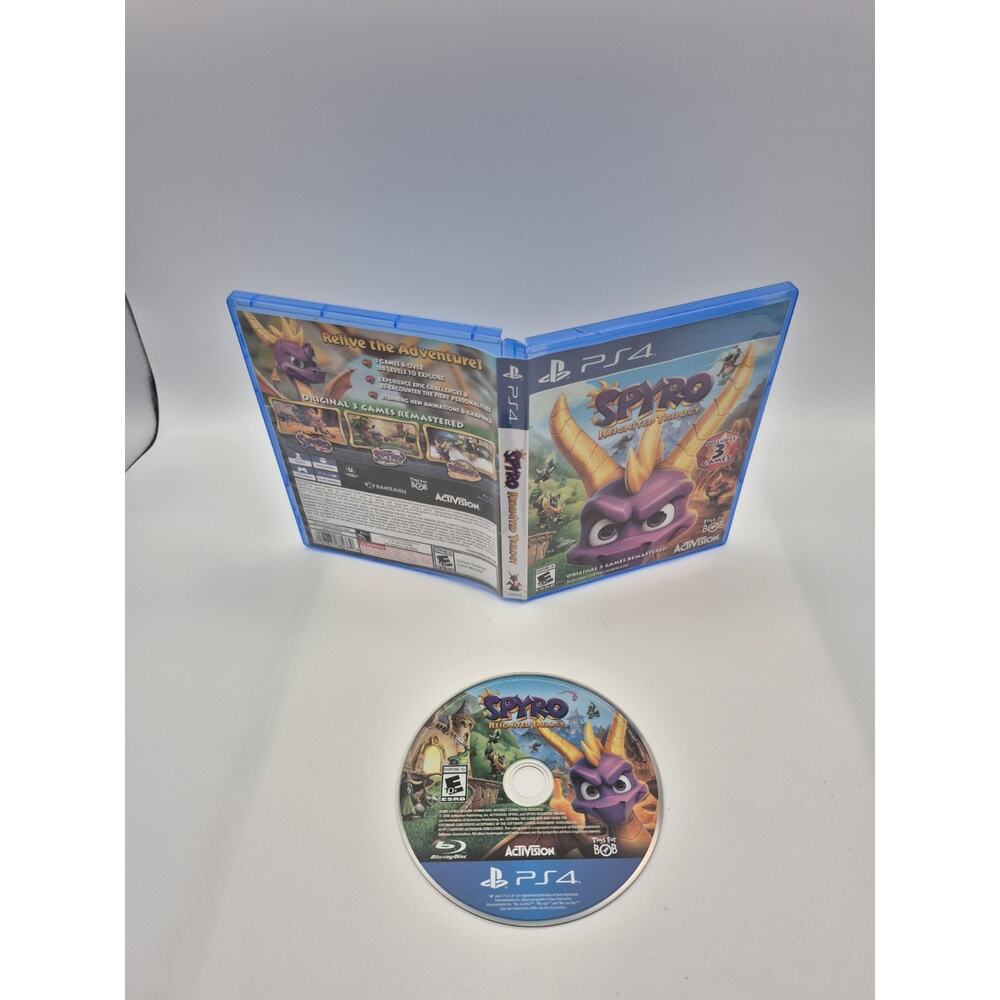 Spyro Reignited Trilogy - Sony PlayStation 4 Disc and Case Tested and Working